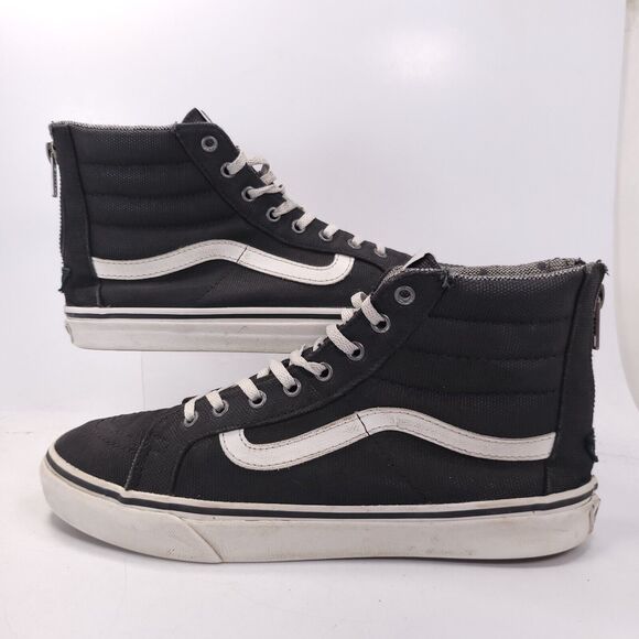 Vans Off the Wall Old Skool Athletic Shoe Womens Size 10 Mens 8.5 721278 Black - Picture 5 of 9